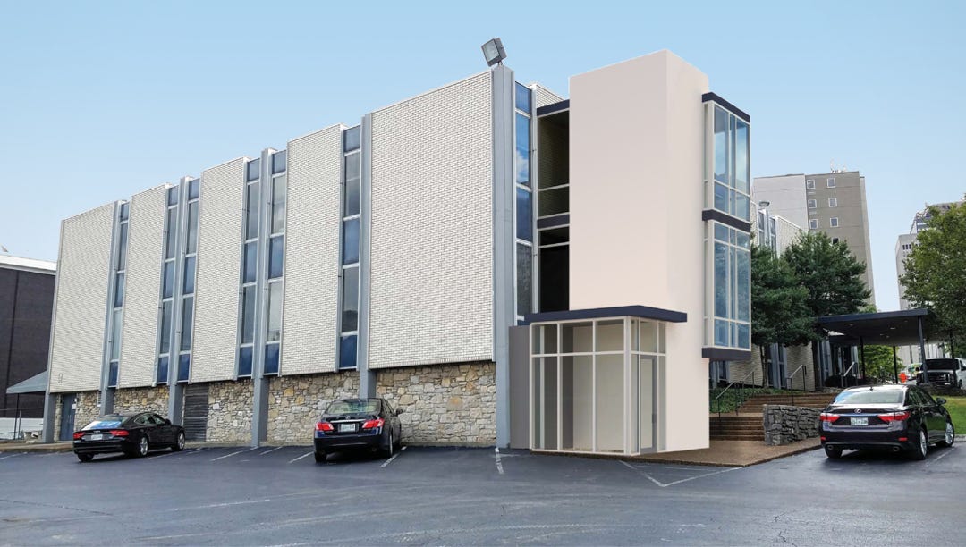 Conceptual rendering, showing a finalized scheme for client approval